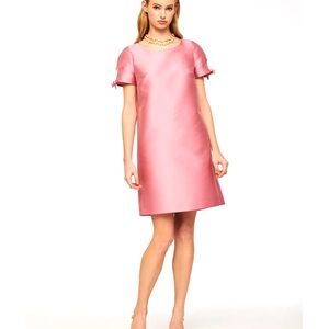 WEILL PARIS, Cocktail in Taffeta, Elegant Pink Satin Dress